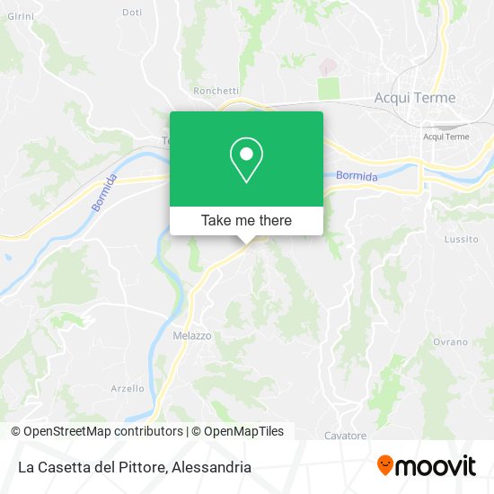 La Casetta del Pittore map