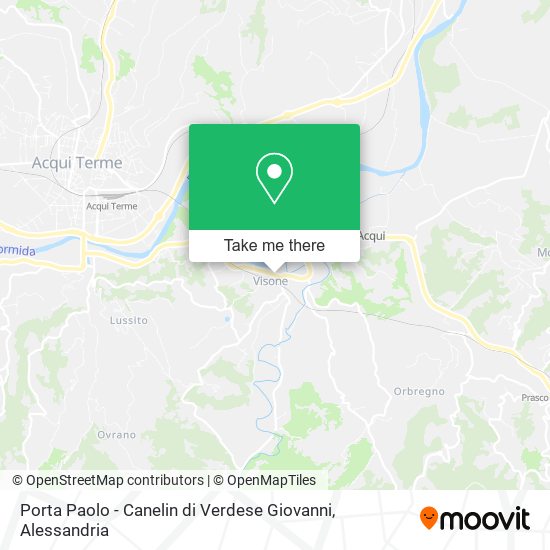 Porta Paolo - Canelin di Verdese Giovanni map
