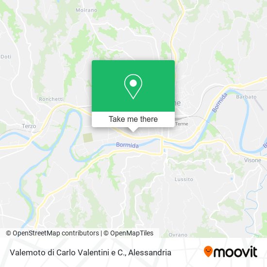 Valemoto di Carlo Valentini e C. map