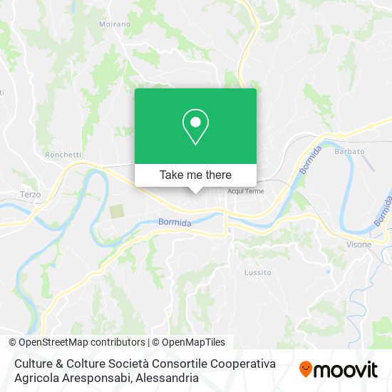 Culture & Colture Società Consortile Cooperativa Agricola Aresponsabi map
