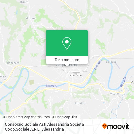 Consorzio Sociale Asti Alessandria Società Coop.Sociale A.R.L. map