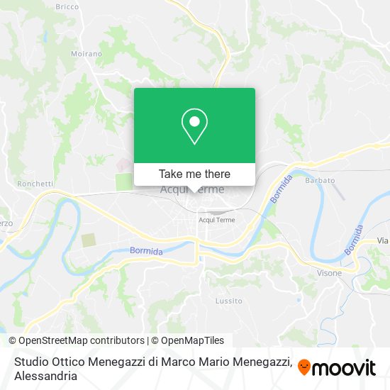 Studio Ottico Menegazzi di Marco Mario Menegazzi map