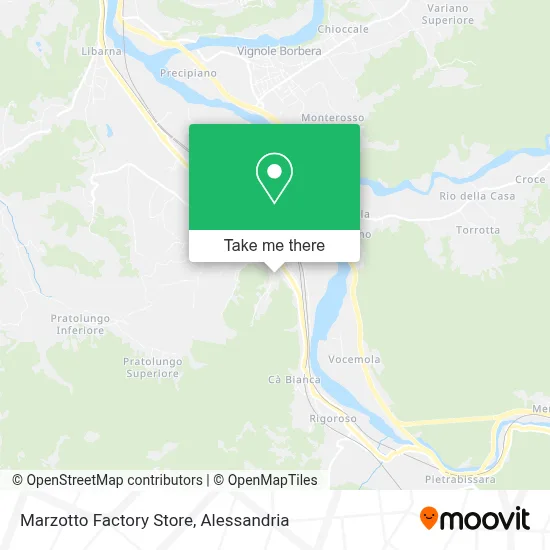 Marzotto Factory Store map