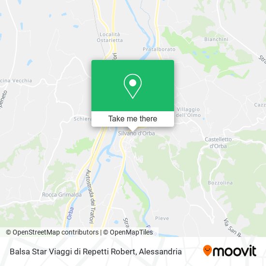 Balsa Star Viaggi di Repetti Robert map