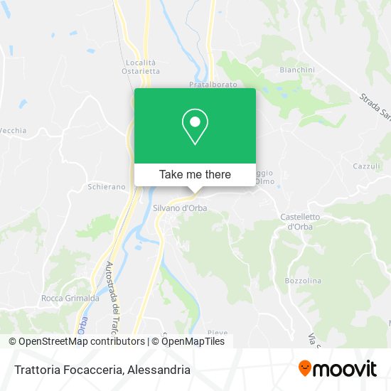 Trattoria Focacceria map