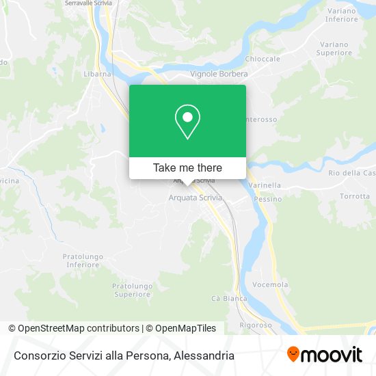 Consorzio Servizi alla Persona map