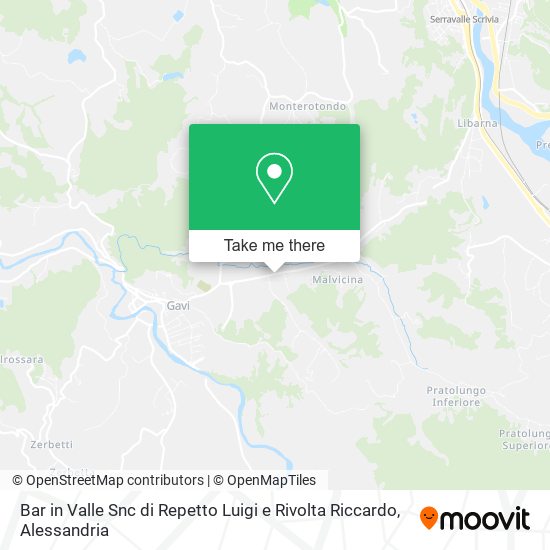 Bar in Valle Snc di Repetto Luigi e Rivolta Riccardo map