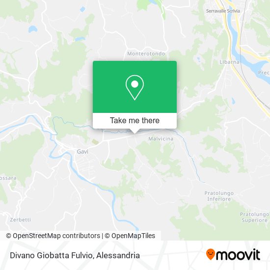 Divano Giobatta Fulvio map