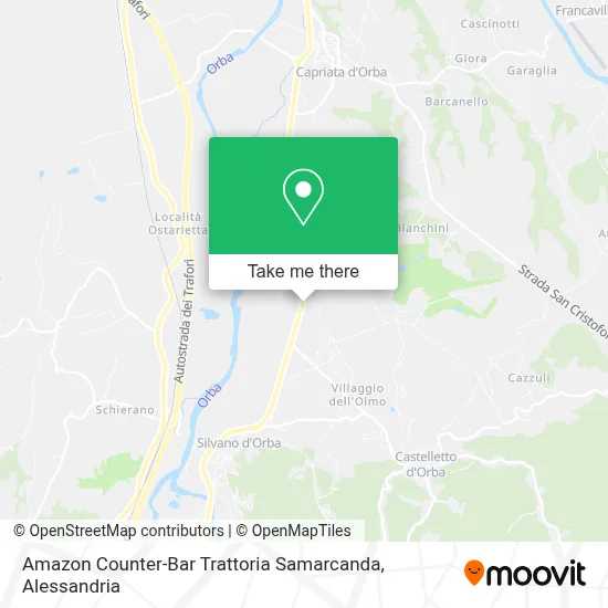 Amazon Counter-Bar Trattoria Samarcanda map