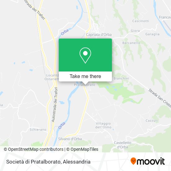 Società di Pratalborato map