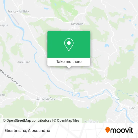 Giustiniana map