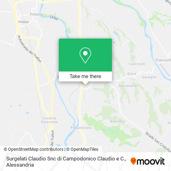 Surgelati Claudio Snc di Campodonico Claudio e C. map