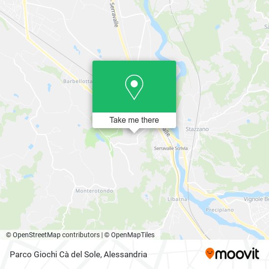 Parco Giochi Cà del Sole map