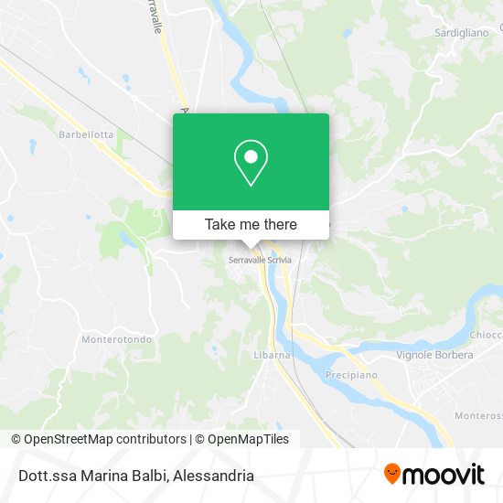 Dott.ssa Marina Balbi map