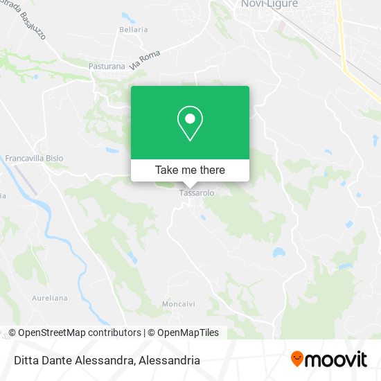Ditta Dante Alessandra map