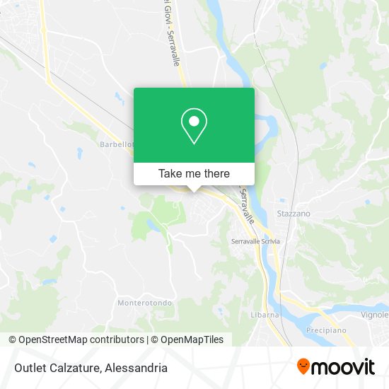 Outlet Calzature map