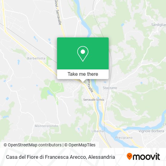 Casa del Fiore di Francesca Arecco map