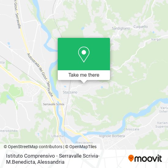 Istituto Comprensivo - Serravalle Scrivia-M.Benedicta map