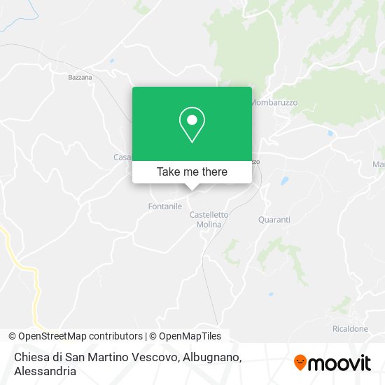 Chiesa di San Martino Vescovo, Albugnano map