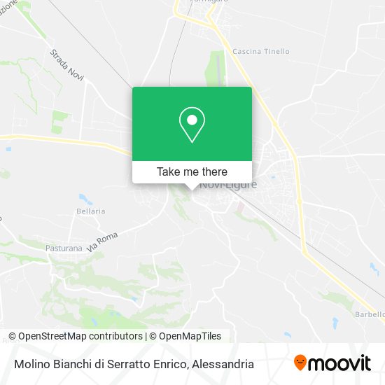 Molino Bianchi di Serratto Enrico map