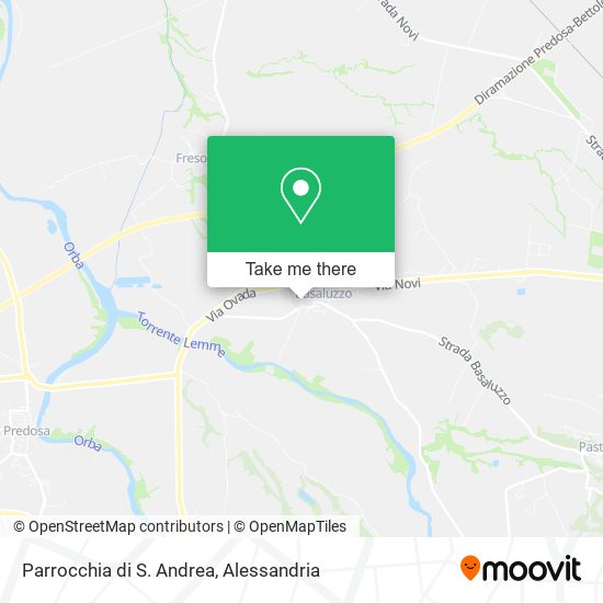 Parrocchia di S. Andrea map