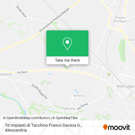 Td Impianti di Tacchino Franco Daceva G. map