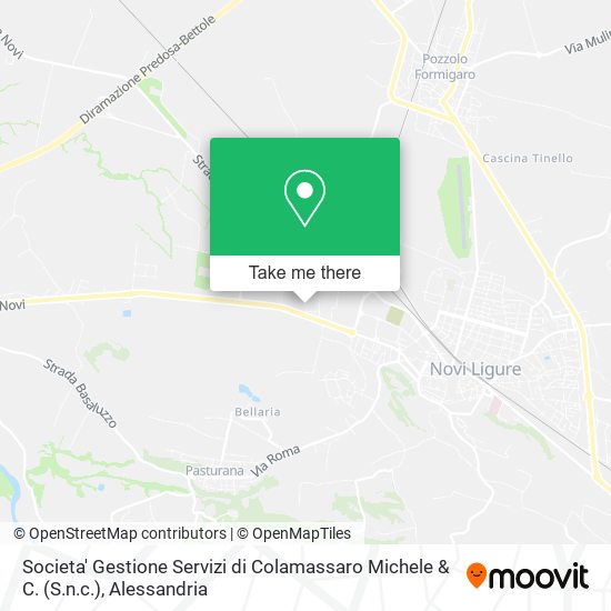 Societa' Gestione Servizi di Colamassaro Michele & C. (S.n.c.) map