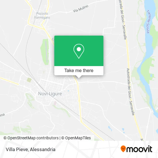 Villa Pieve map