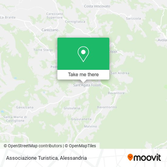 Associazione Turistica map