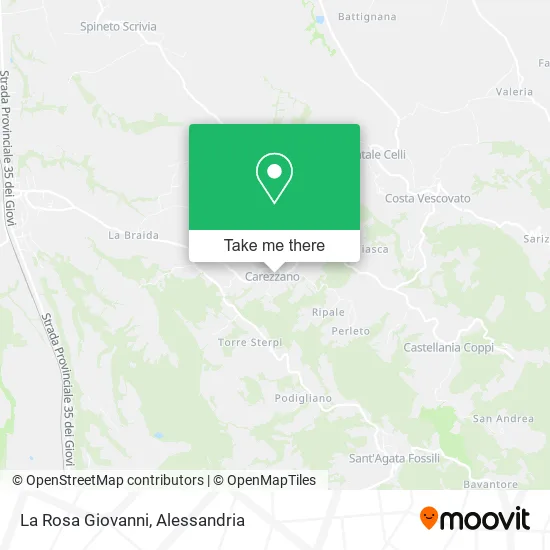 La Rosa Giovanni map