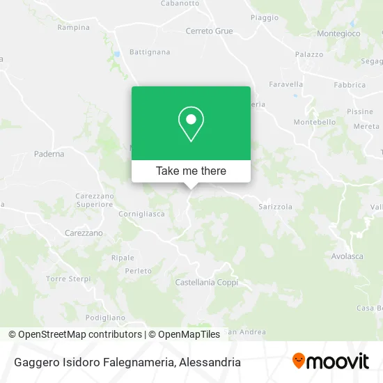 Gaggero Isidoro Falegnameria map