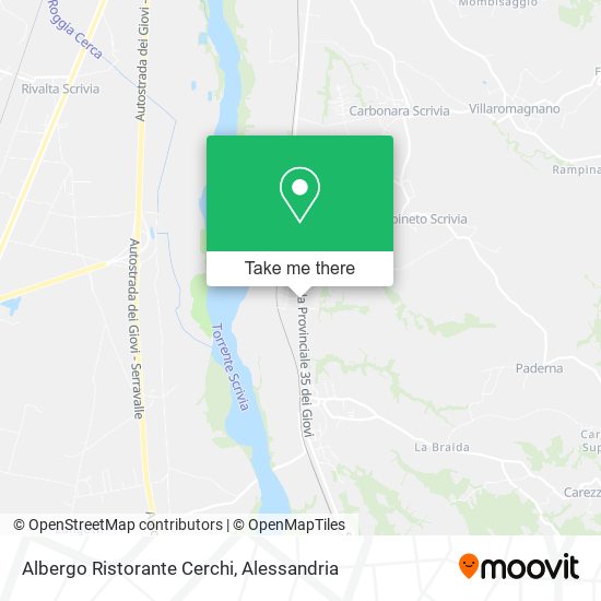 Albergo Ristorante Cerchi map