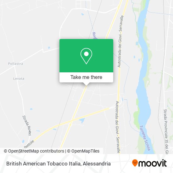 British American Tobacco Italia map