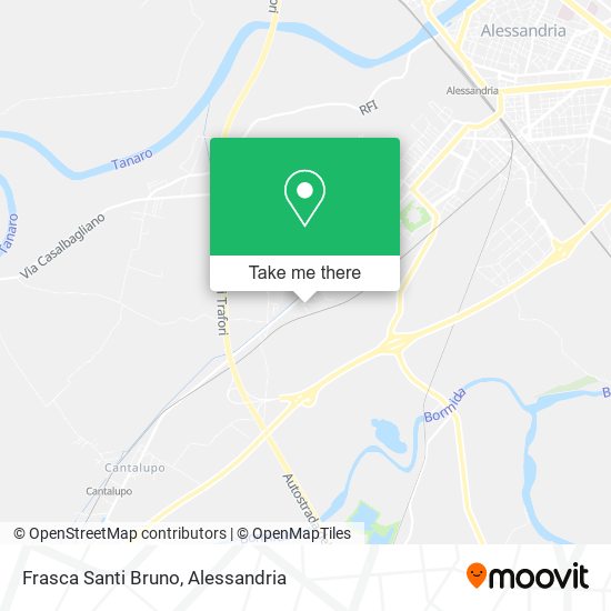 Frasca Santi Bruno map