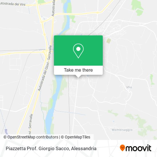 Piazzetta Prof. Giorgio Sacco map
