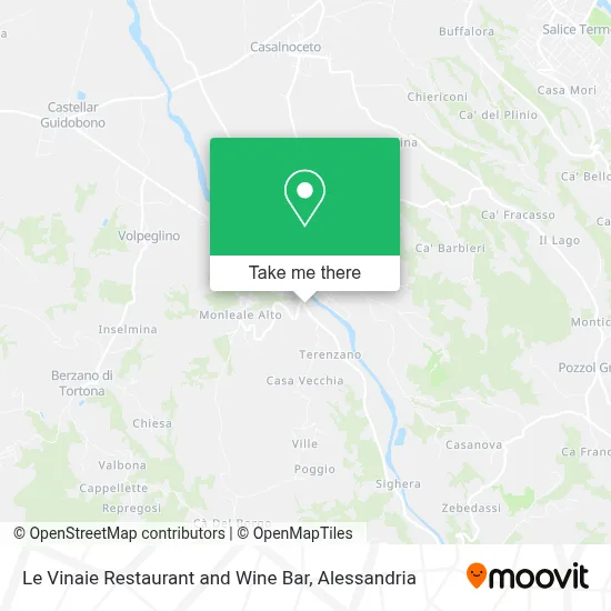 Le Vinaie Restaurant and Wine Bar map
