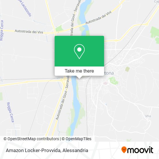 Amazon Locker-Provvida map