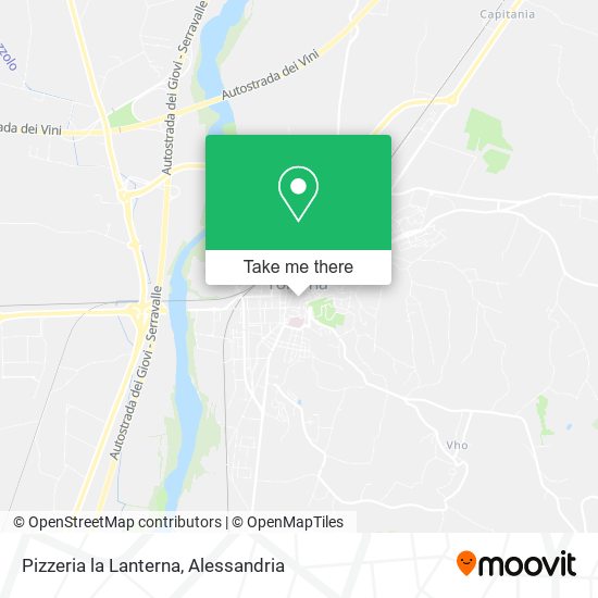 Pizzeria la Lanterna map