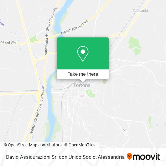 David Assicurazioni Srl con Unico Socio map