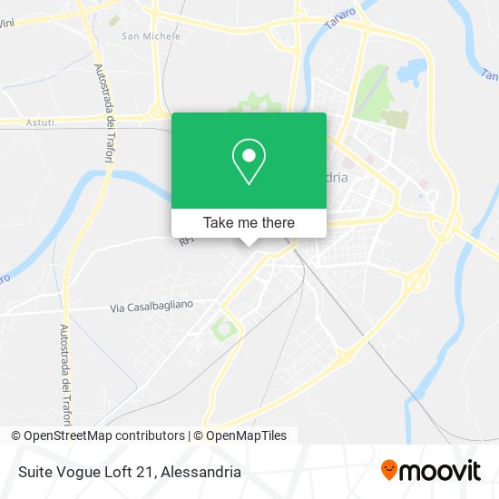 Suite Vogue Loft 21 map