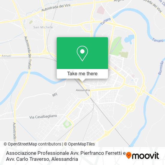 Associazione Professionale Avv. Pierfranco Ferretti e Avv. Carlo Traverso map