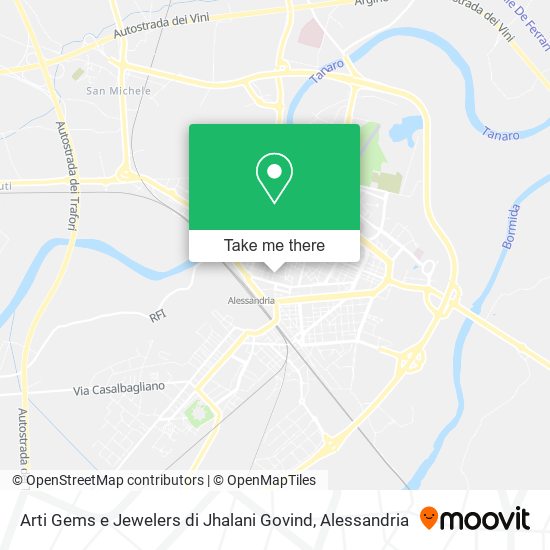 Arti Gems e Jewelers di Jhalani Govind map