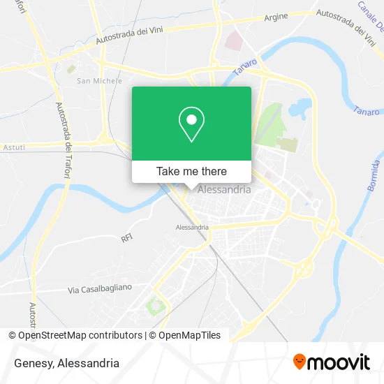 Genesy map