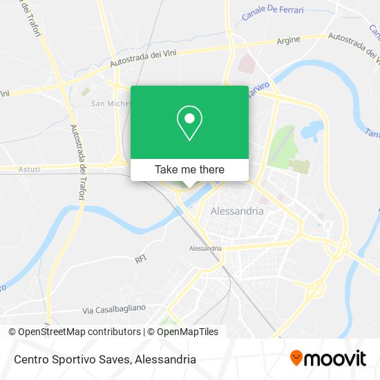 Centro Sportivo Saves map