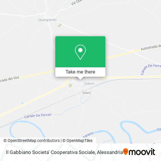 Il Gabbiano Societa' Cooperativa Sociale map