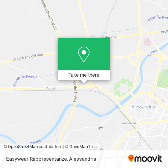 Easywear Rappresentanze map