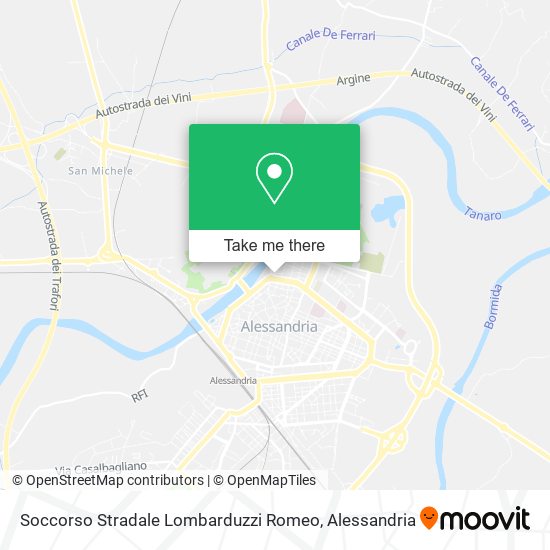 Soccorso Stradale Lombarduzzi Romeo map