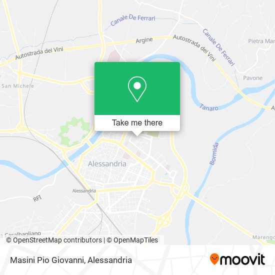 Masini Pio Giovanni map