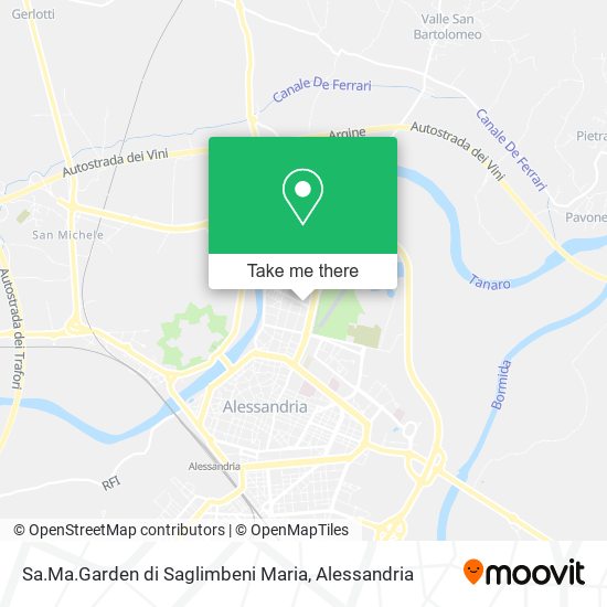 Sa.Ma.Garden di Saglimbeni Maria map