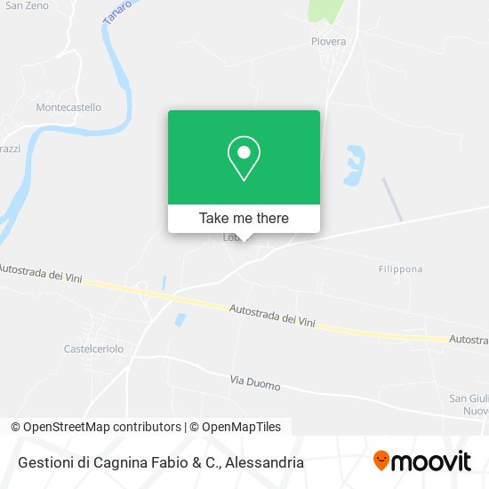 Gestioni di Cagnina Fabio & C. map